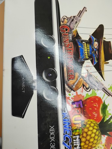 Microsoft Xbox 360 1414 Kinect Camera Sensor Bar NEW Sealed INCL 3 Games - Picture 3 of 14