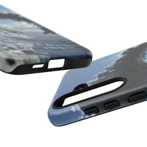 For iPhone | Samsung Galaxy | Pixel Phone Case - Cube Tidal Wave Digital Ocean - 第 160/239 張圖片