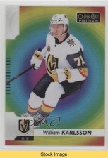 2017-18 O-Pee-Chee Platinum Rainbow Color Wheel William Karlsson #128 READ 2nt