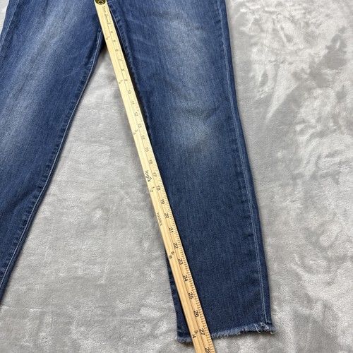 Joe’s Jeans Women’s Size 32 Raw Hem Skinny Jeans Medium Dark Wash - Picture 4 of 9