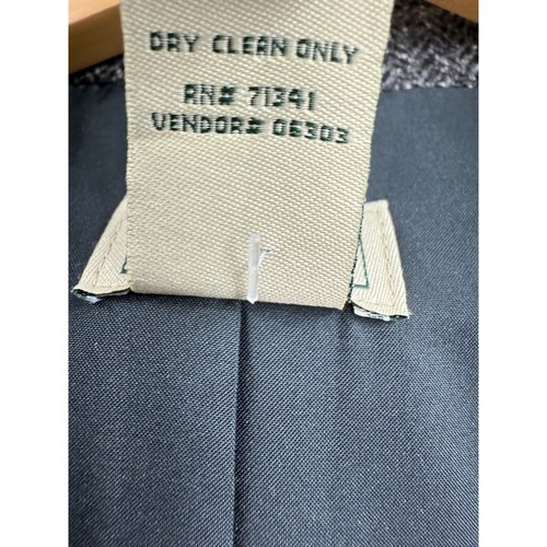 LL Bean Damen Tweed Fischgrät Blazer Sakko Gr. S grau Wollmischung - Bild 3 von 10