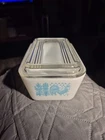 vintage Pyrex Amish Butterprint Refrigerator Dish (specifically model #502 or...