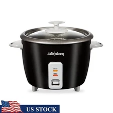 16 Cup Rice Cooker Steamer Easy One Button Operation Rice Grains Vegetables New