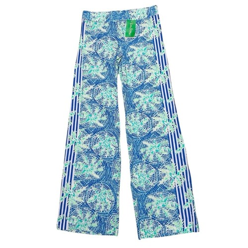 LILLY PULITZER Neu mit Etikett Bennet Blue Bal Harbour Palazzo Hose * Tropic Like Its Hot XS - Bild 4 von 16