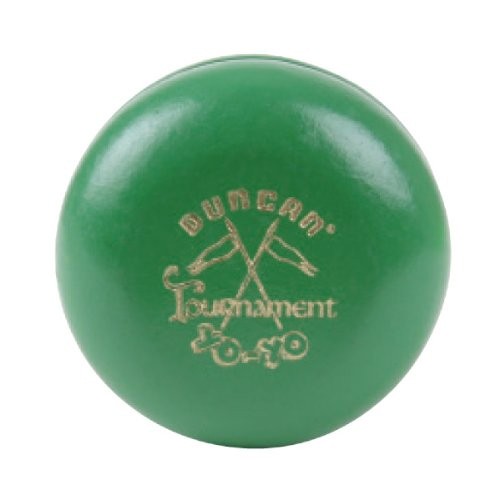 Duncan Wooden Crossed Flags Tournament Vintage-Replica YoYo - Green - Picture 1 of 1