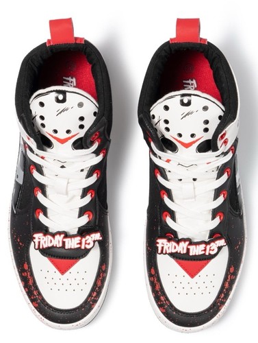 Scarpe da ginnastica Jason Voorhees Friday The 13th High GroundUp taglia 8,5 RARO - Foto 7 di 14