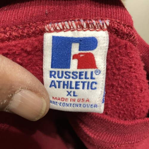Vtg Harvard University Crimson Maroon Sweatshirt Mens Size XL Russell Athletic - Bild 9 von 11
