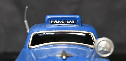 Vintage Tin Toy 1956 Buick Century Police Car Empire Made Hong Kong 1960's MIB - Picture 8 of 15