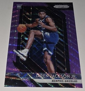 2018-19 Panini Prizm #66 Jaren Jackson Jr. Prizms Purple Wave