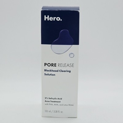 Hero Pore Release Blackhead Clearing Solution  2 % Acid Salicylic 3.38 fl oz