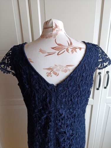 Cocktailkleid, dunkelblau, spitze, Jake's, Größe 44 - Bild 2 von 6