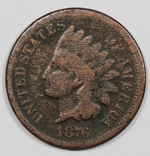 1876 Indian Head Cent. Circulated. 207360