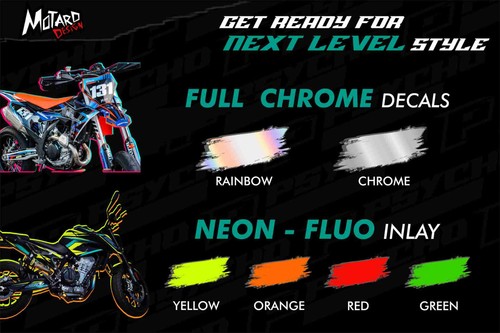 Graphics Kit for Yamaha WR 450 F 2007 2008 2009 2010 2011 Decals Stickers Design - Picture 4 of 6