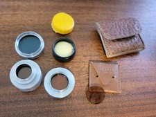 Vintage Kodak Series V IV Lense Filter Kit w/ Adapters Rings Lot T1