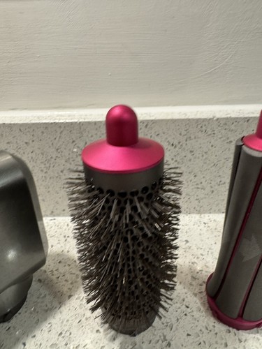 Dyson Airwrap Smooth + Control Multi Styler Nickel Fuchsia Pink Set - Picture 14 of 19