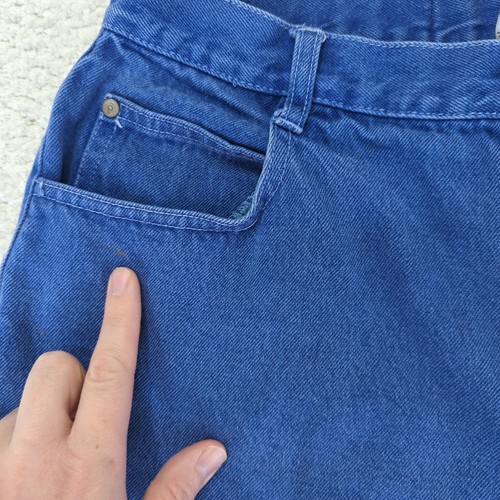 Vintage Gitano Denim High Rise Shorts Button Fly Womens 14 Relaxed Midi Mom Dad - Picture 6 of 7