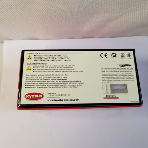 Kyosho Ferrari Enzo Red Minicar 1/43  - Picture 5 of 17