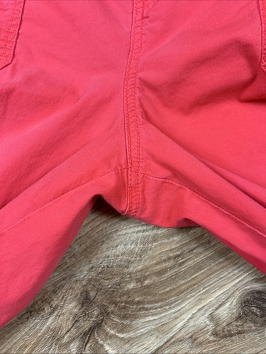 Pantalones capri Chico’s Cargo para mujer talla 2 (L-12) coral naranja elástico ligeros - Imagen 5 de 11