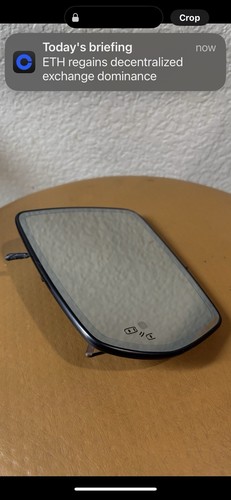15-22 Ford Edge Driver Left Mirror Glass Heated Auto Dim With Blind Spot Alert