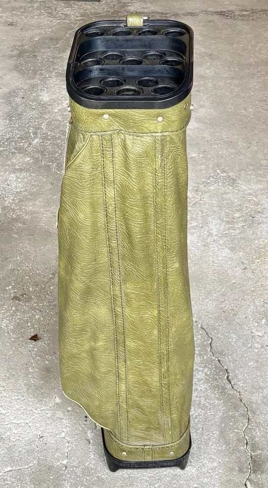 Wilson Vintage Indestructo Bolsa de Golfe de Bolso Verde Abacate com Capa Protetora - Imagem 3 de 4