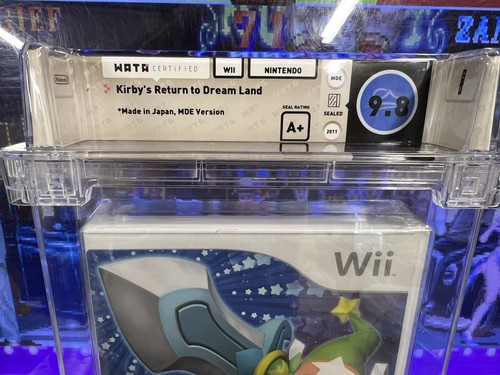 2011 Nintendo Wii Kirby's Return To Dream Land Graded WATA 9.8 A+ Sealed TOP POP - Picture 2 of 10