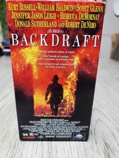 Backdraft (VHS, 1991) Kurt Russell, Jennifer Jason Leigh *BUY 2 GET 1 FREE*