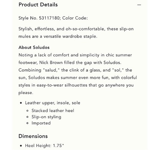 Anthropologie Soludos Leather Venetian Mules Size 9 - Picture 14 of 15