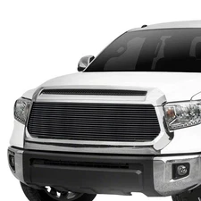 For Toyota Tundra 14-17 APG 1-Pc Black 8x6 mm Horizontal Billet Main Grille