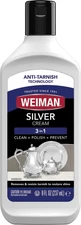 Silver Cream Cleaner 3-In-1, Anti-Tarnish Technology, Safely Clean, Polish, Shin