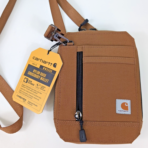 NEUF ÉTIQUETTES Carhartt Portefeuille Bandoulière Nylon Canard Résistant à l'Eau Sangle Réglable - Photo 2 sur 14