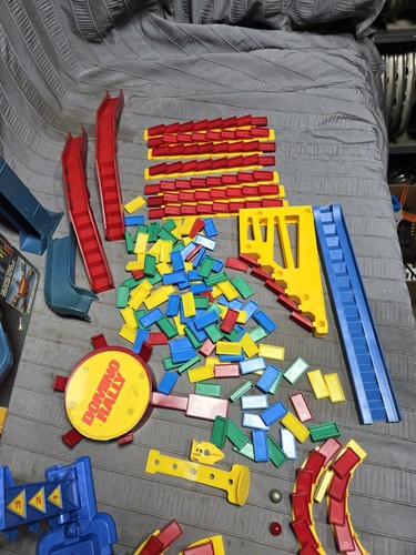 Vintage Domino Rally Deluxe Set 1989 Pressman Toy 1980s - Picture 8 of 15