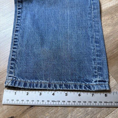 Vintage Diesel Jeans Men 34x30 Blue Fellow Straight Dirty Wash Italy Fits 30x28 - Picture 12 of 13