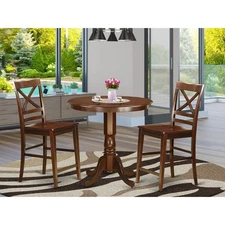 Dining Counter Height Set-Pub Table And Kitchen Bar Stool