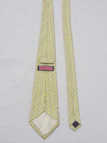 VINEYARD VINES Lacrosse sticks Tie in Yellow boys size USA made pre-owned used - Picture 8 of 11