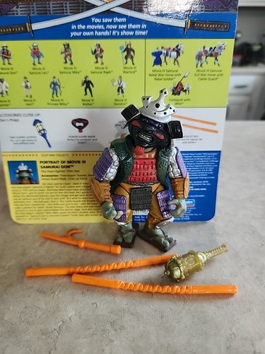 Figura Completa Samurai Don Película Teenage Mutant Ninja Turtles TMNT De Colección 1993 - Imagen 2 de 12