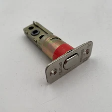 3HR UL Deadbolt Round Corner Adjustable Latch Satin Nickel