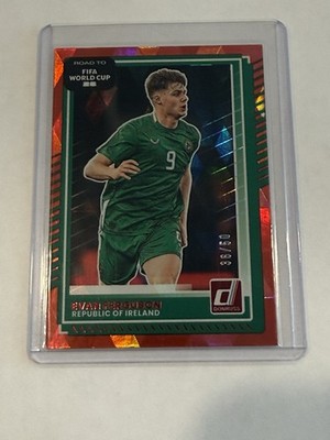 Evan Ferguson 2025-26 Panini Donruss Road To FIFA World Cup Red Cubic #174,  /50