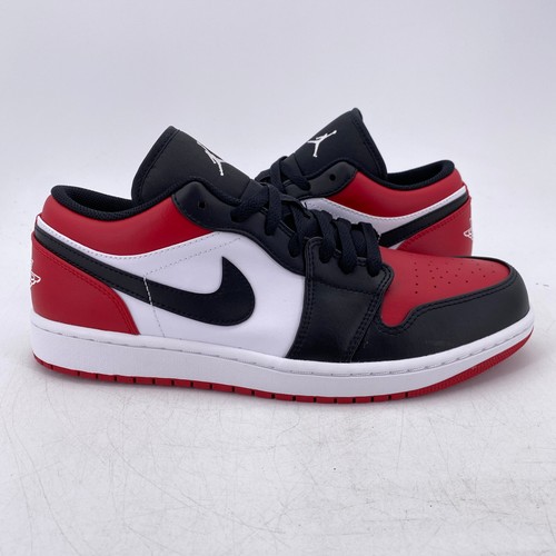 Air Jordan 1 Low "BRED TOE" 2021 - Talla 10.5 - 553558 612 (14117-82) - Imagen 1 de 9