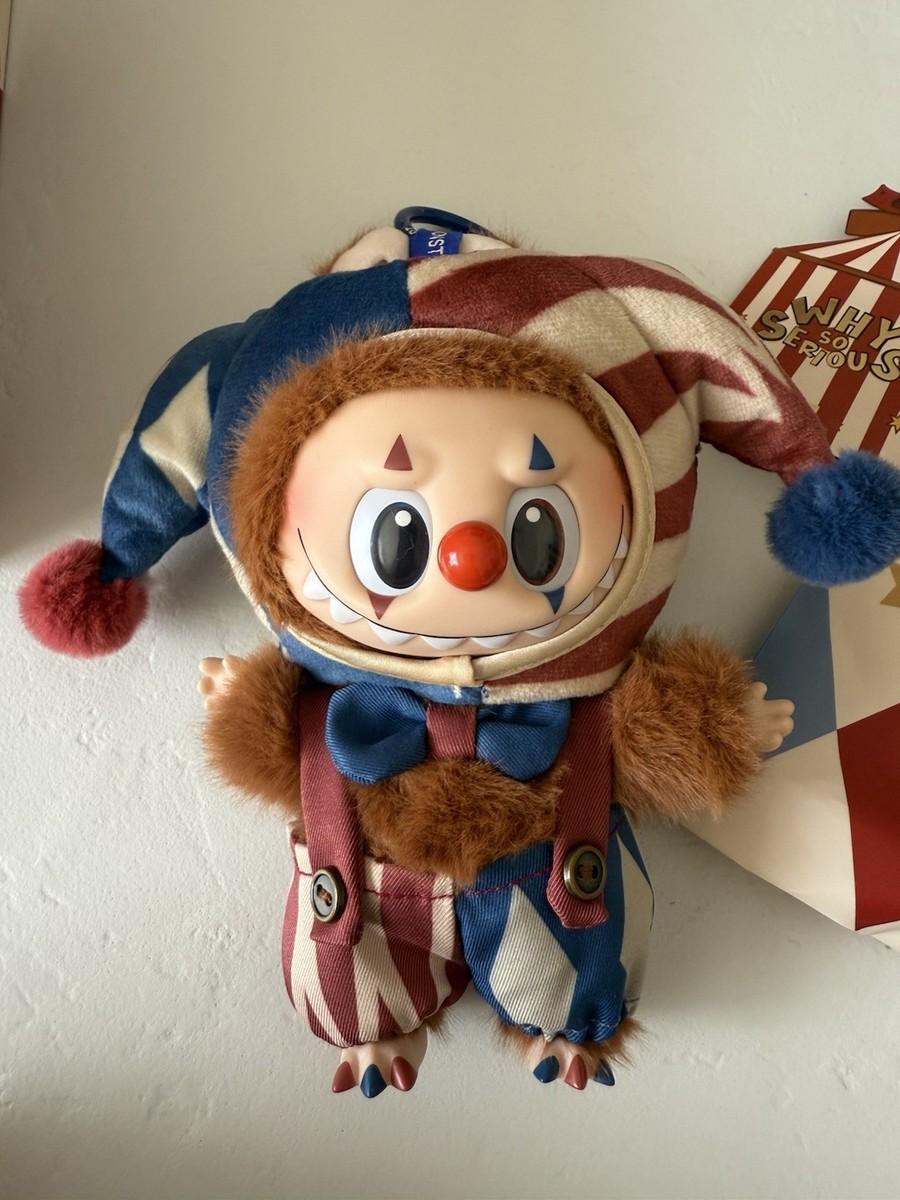 Authentic WHY SO SERIOUS Plush Doll Juggling Clown Labubu US Open