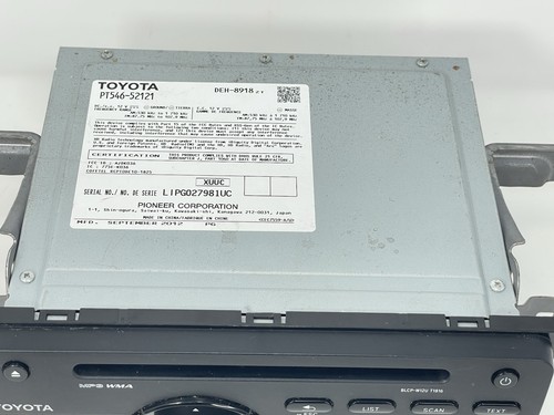 Audio Equipment Radio Hatchback Display Am-fm-cd Fits 12-14 YARIS - Foto 4 di 11