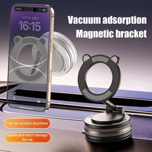 Support Téléphone Voiture Magnétique Forte Design Pliable Support Réglable 360° Y5S7 - Photo 4 sur 15