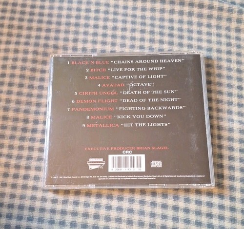 Metal Massacre 1 CD Metal Blade CRC Hit The Lights OOP Metallica 1994 Rare - Picture 2 of 3