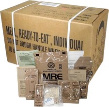 Genuine US Military MRE Case Ready to Eat Meals Emergency Survival Food 1 Case 