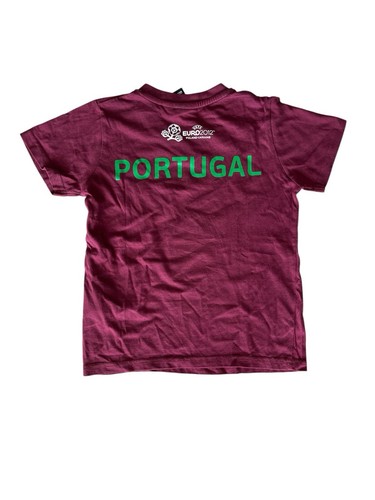EURO 2012 UEFA Portugal T-SHIRT Poland - Ukraine Souvenir Collectible 7/8 Years - Picture 2 of 3