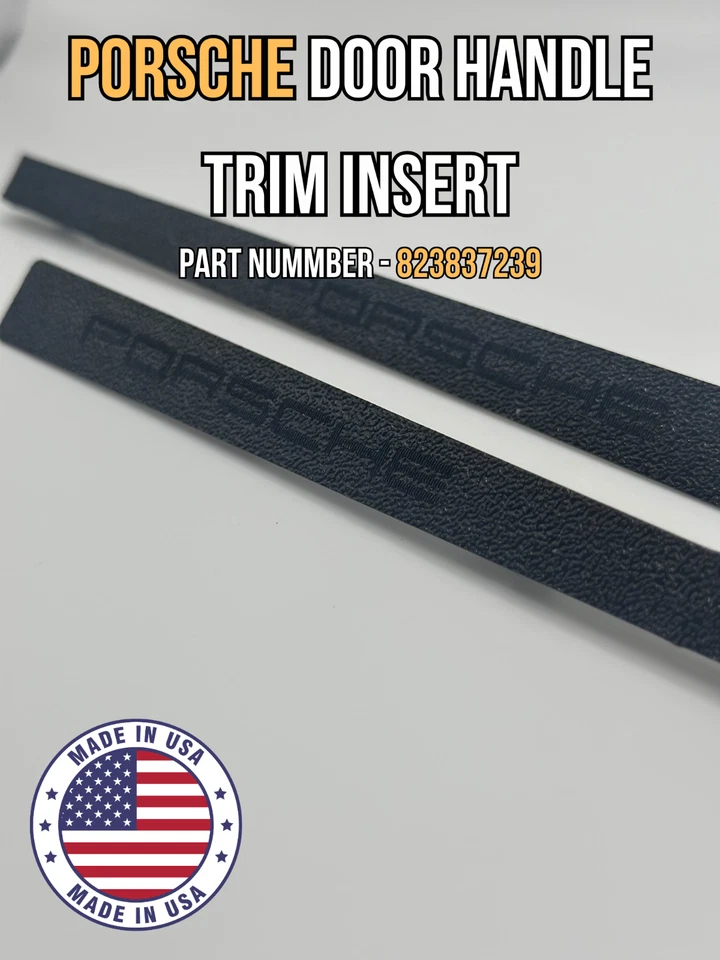 Inserto de moldura de manija de puerta exterior Porsche 944 924 | izquierda y derecha | 823837239 VW Audi Foto 3 de 3