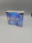5 pack SONY DVD+R 120 min. 4.7 GB Color Collection Blank Recordable DVD