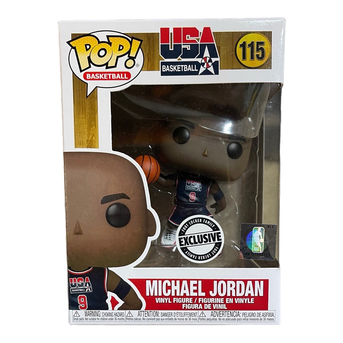 Funko Pop! NBA Michael Jordan Footlocker Family Exclusive #115