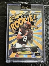 Dillon Gabriel 1/1 Rookies And Legends, Wild Card Comix Rookie