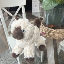 Douglas Cuddle Toys Plush Siamese Cat Beige Brown 6  2021 Item 4027 Stuffed
