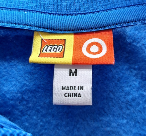 Lego Track Jacket Mens Medium Color Block Full Zip Pockets Target Limited Ed. - Picture 2 of 12